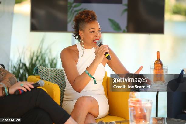 Maya Azucena attends the KALEIDOSCOPE: LAWN TALKS presented by Delta Air Lines & Cannabinoid Water on April 13, 2017 in La Quinta, California.