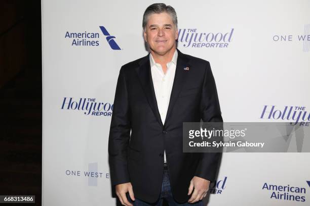 Sean Hannity attends The Hollywood Reporter's 35 Most Powerful People In Media 2017 on April 13, 2017 in New York City.