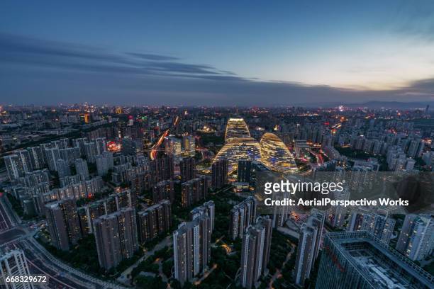 pékin les toits de la ville - beijing photos et images de collection
