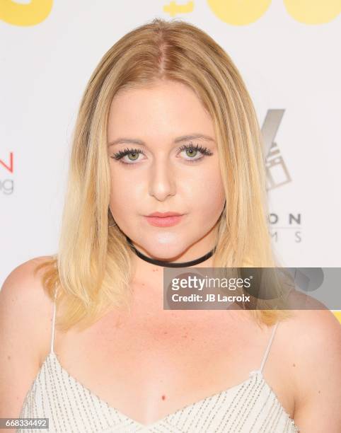Mahkenna attends the premiere of Swen Group's 'The Outcasts' on April 13, 2017 in Los Angeles, California.