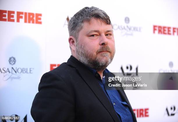Director Ben Wheatley attends the premiere of "Free Fire" at ArcLight Hollywood on April 13, 2017 in Hollywood, California.
