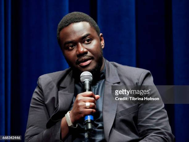 Babou Ceesay attends Showtime's 'Guerrilla' FYC Event at The WGA Theater on April 13, 2017 in Beverly Hills, California.
