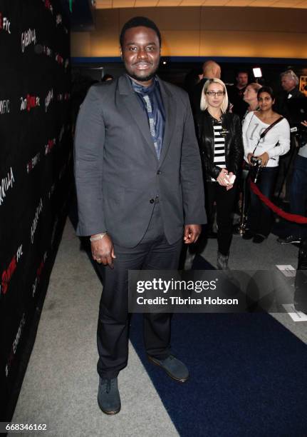 Babou Ceesay attends Showtime's 'Guerrilla' FYC Event at The WGA Theater on April 13, 2017 in Beverly Hills, California.