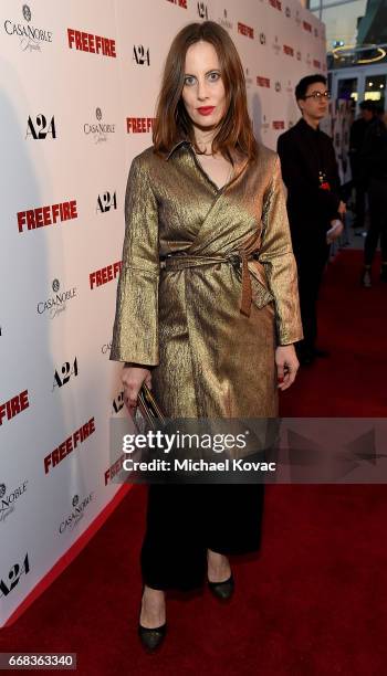 Filmmaker Liz Goldwyn attend The Los Angeles Premiere Of "Free Fire" Presented By Casa Noble Tequila on April 13, 2017 in Los Angeles, California.