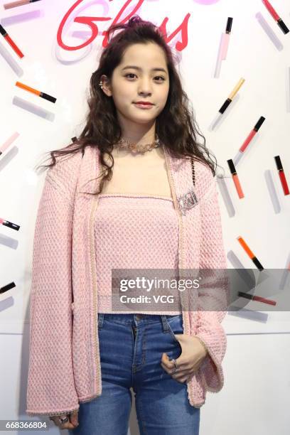 Cellist Nana Ou-yang attends the commercial event of Chanel Coco Cafe on April 13, 2017 in Shanghai, China.