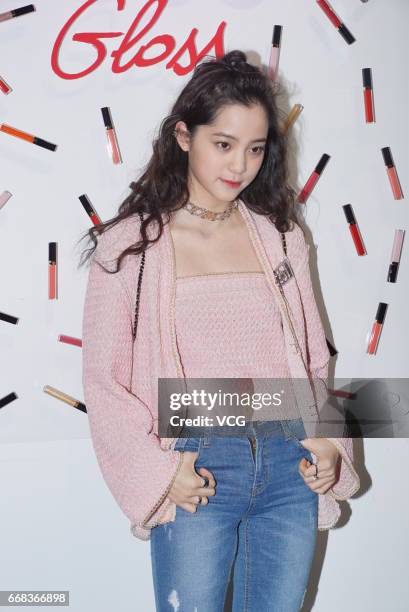 Cellist Nana Ou-yang attends the commercial event of Chanel Coco Cafe on April 13, 2017 in Shanghai, China.