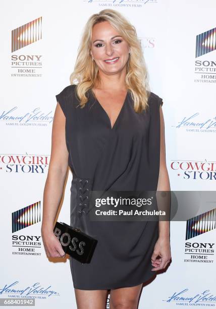 Reality TV Personality Christi Lukasiak attends the premiere of "A Cowgirl's Story" at Pacific Theatres at The Grove on April 13, 2017 in Los...