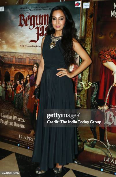 Priyanka Setia during the special screening of film Begum Jaan in Mumbai.