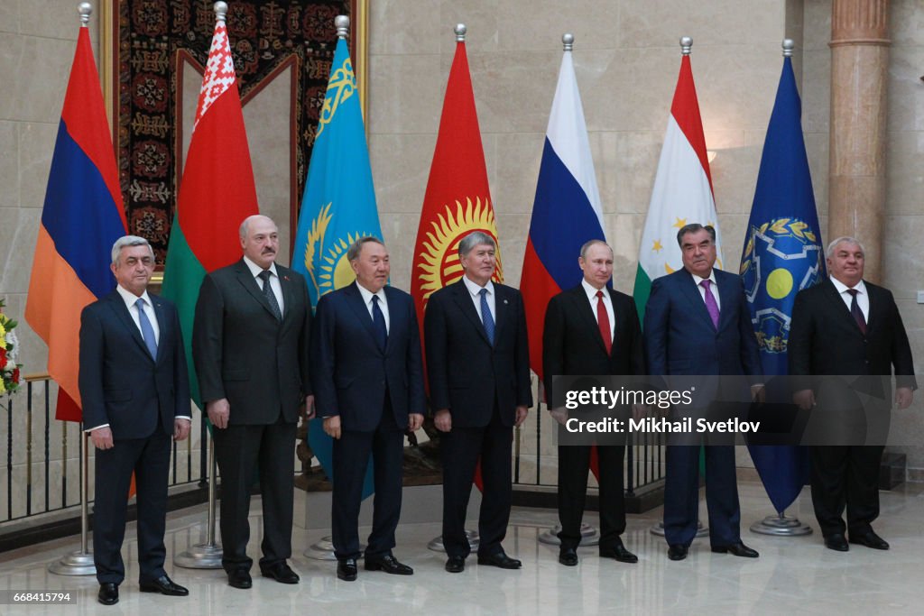 Russian President Vladimir Putin attends the EAEU and CSTO Summits in Bishkek