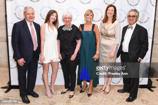 Ed Morris, Rosey Limmer, Linda K. Morse, Margot London, Darleen Callaghan and Alen London attend Youth America Grand Prix's 2017 Stars of Today Meet...