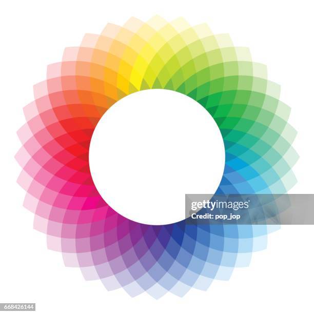 color wheel - illustration - colour chart wheel stock illustrations
