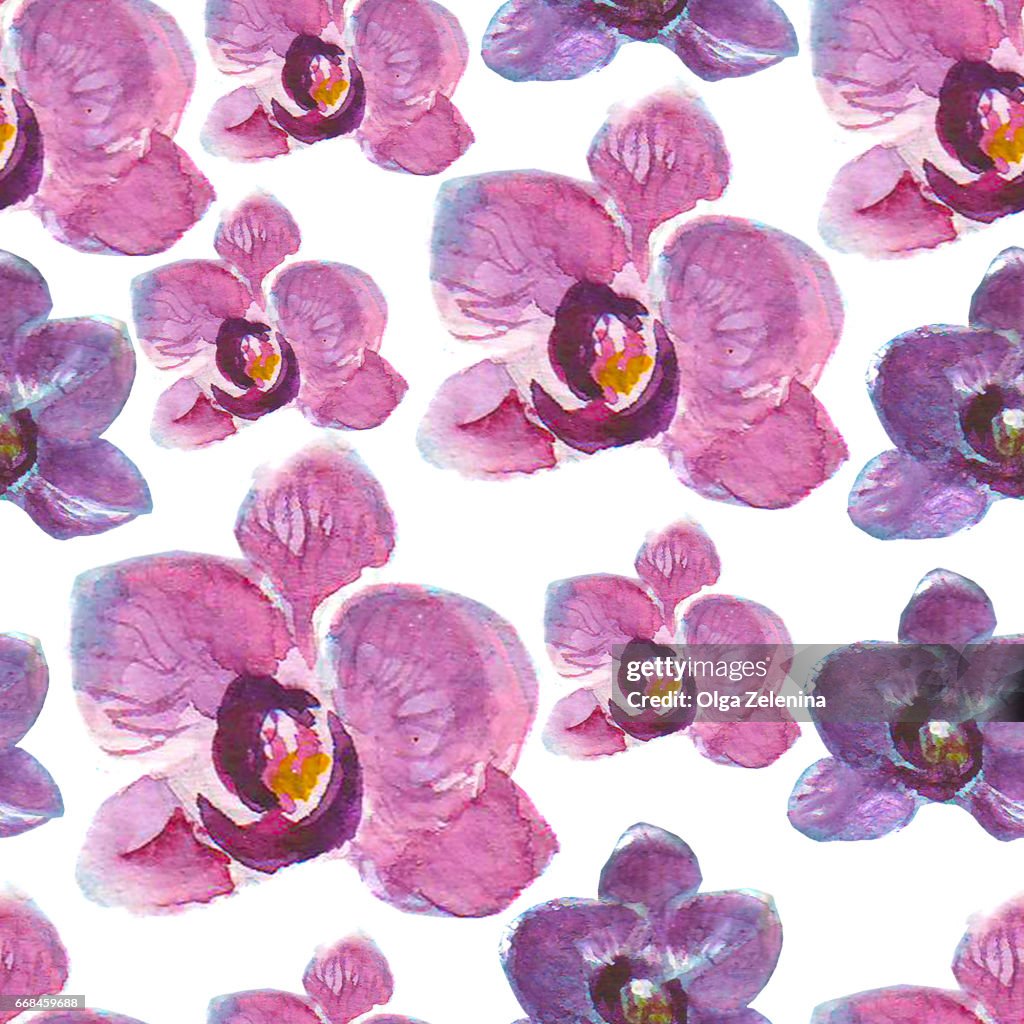 Orchids Abstract Background Orchid Background Pattern