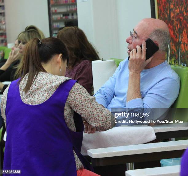 David Geffen is seen on April 13, 2017 in Los Angeles, CA.