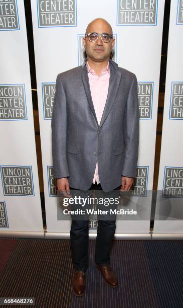 Ayad Akhtar attends the Opening Night Performance press reception for the Lincoln Center Theater production of 'Oslo' at the Vivian Beaumont Theater...