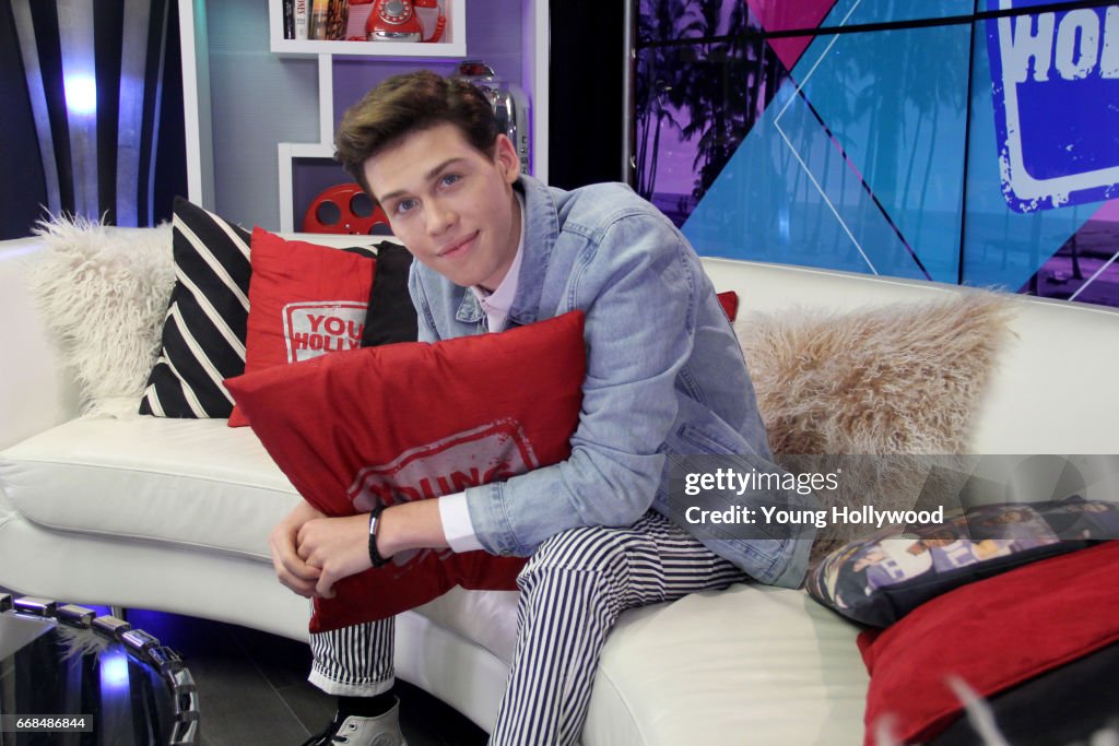 Bailee Madison, Chloe Lukasiak, Aidan Alexander And Froy Gutierrez Visit Young Hollywood Studio