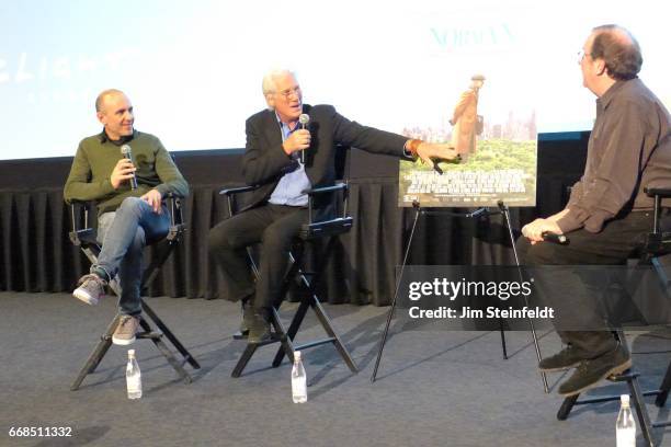 Richard Gere, Pete Hammond, and director Jospeh Cedar at the screening of the film Norman at the ArcLight cinemas in Sherman Oaks, California on...