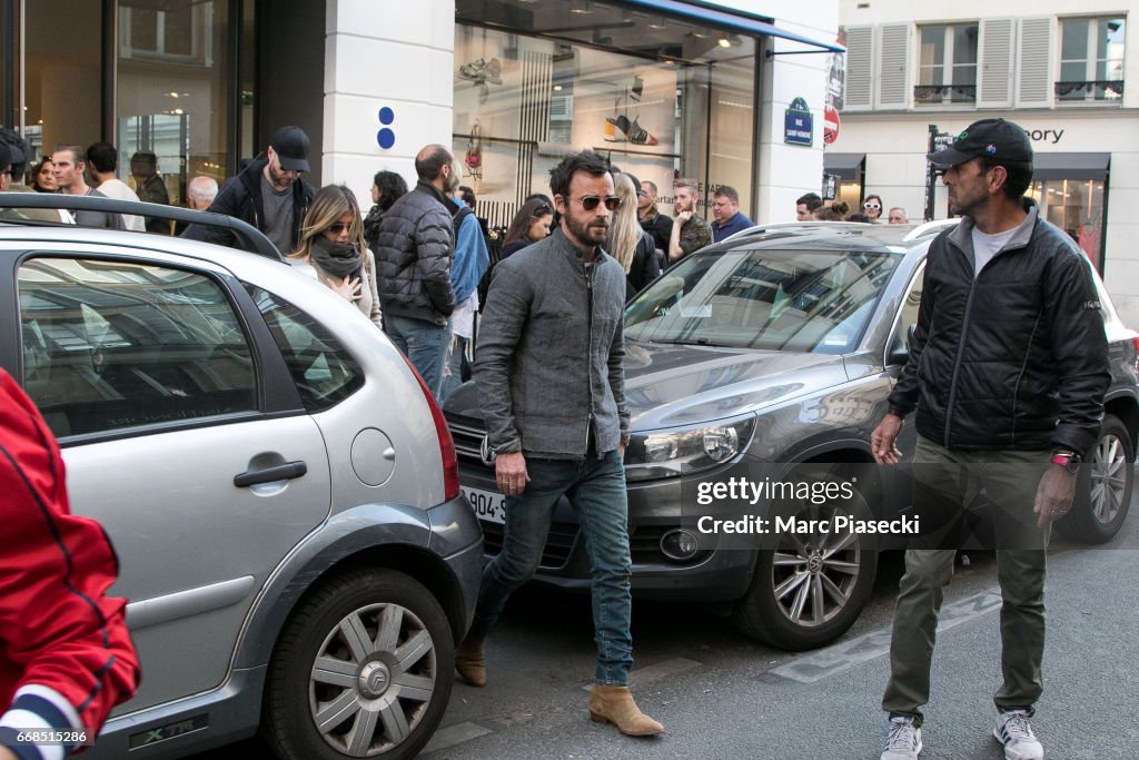 Celebrity Sightings In Paris -  April 14, 2017