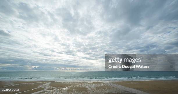 view out to sea from atlantic beach. - sky overcast stock pictures, royalty-free photos & images