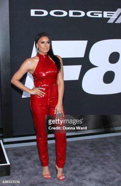 Laura Goan attends "The Fate of The Furious" New York Premiere at Radio City Music Hall on April 8, 2017 in New York City.