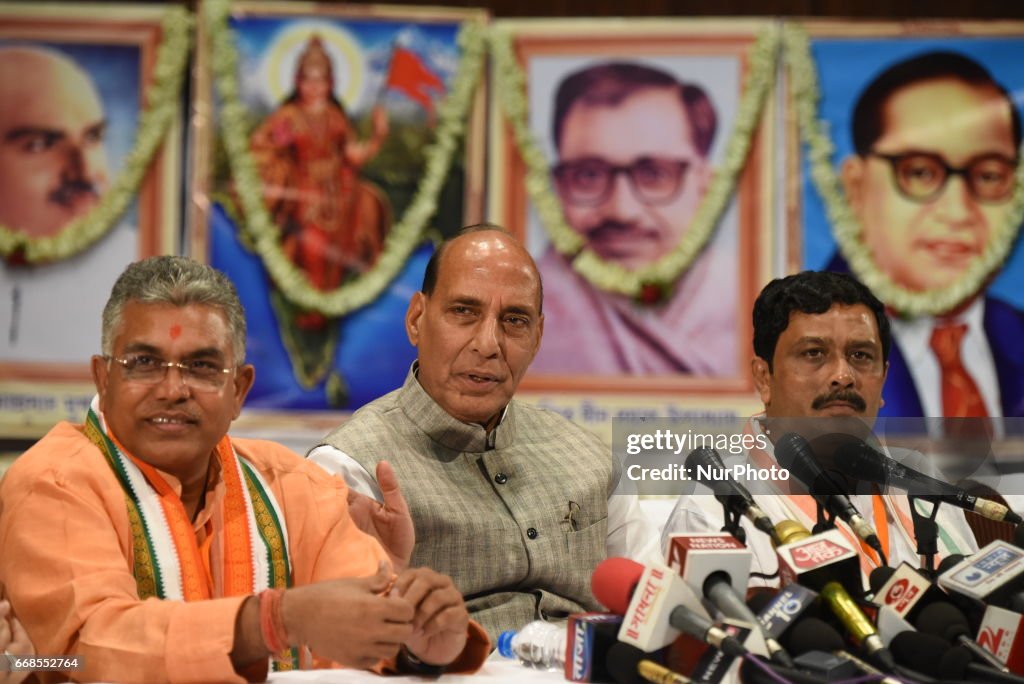 Indian Union Minister meet the press in Kolkata