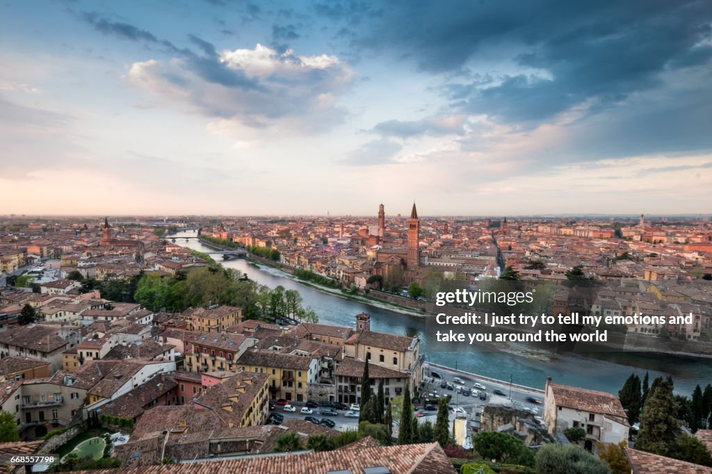 Verona Italy - Cityscape of Verona, Veneto