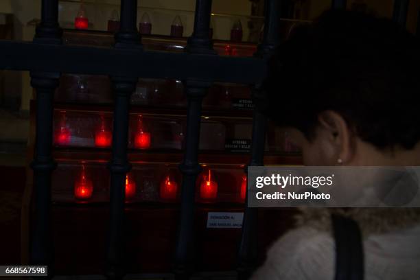 Pilgrimages and processions are still an essential part of Holy Week in Bogota, Colombia, on 14 April, 2017. Commercial exploits of the Catholic...