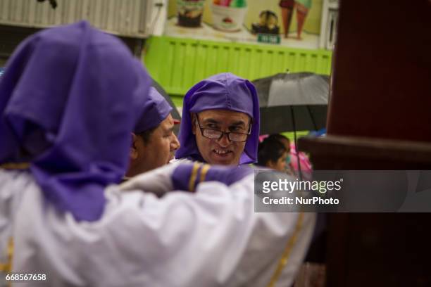 Pilgrimages and processions are still an essential part of Holy Week in Bogota, Colombia, on 14 April, 2017. Commercial exploits of the Catholic...