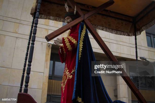 Pilgrimages and processions are still an essential part of Holy Week in Bogota, Colombia, on 14 April, 2017. Commercial exploits of the Catholic...