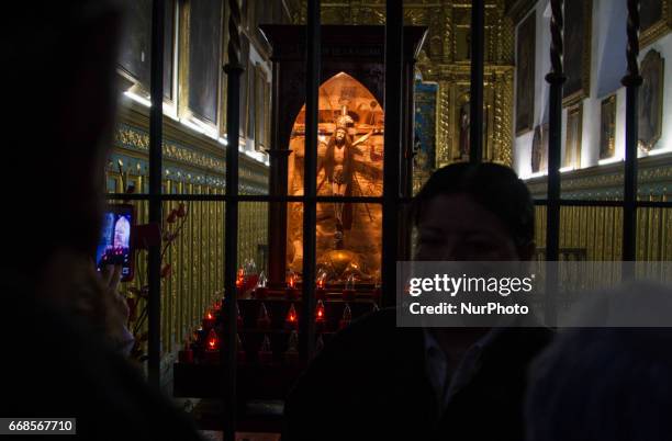 Pilgrimages and processions are still an essential part of Holy Week in Bogota, Colombia, on 14 April, 2017. Commercial exploits of the Catholic...