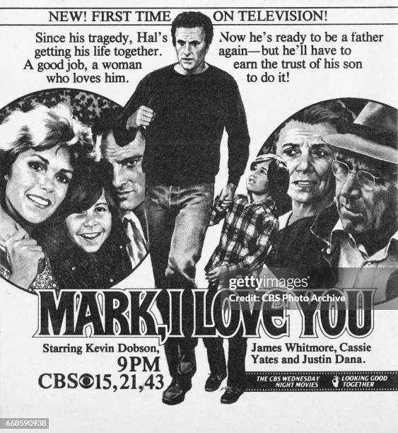 Television advertisement as appeared in the December 6, 1980 issue of TV Guide magazine. An ad for the made-for-TV movie, Mark, I Love You . The...