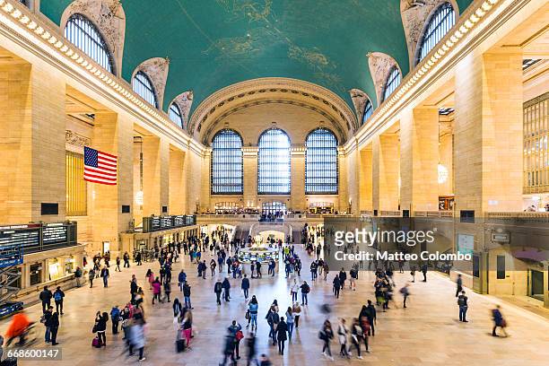 grand central station, new york city, usa - grand central station manhattan stock pictures, royalty-free photos & images