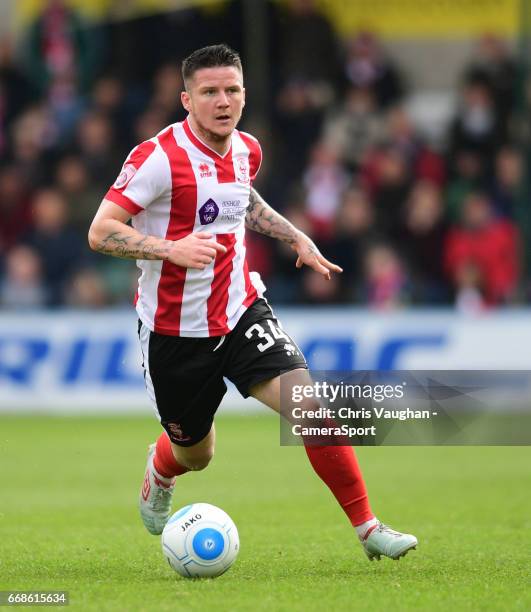 Lincoln City's Billy Knott during the Vanarama National League match between Lincoln City and Torquay United at Sincil Bank Stadium on April 14, 2017...