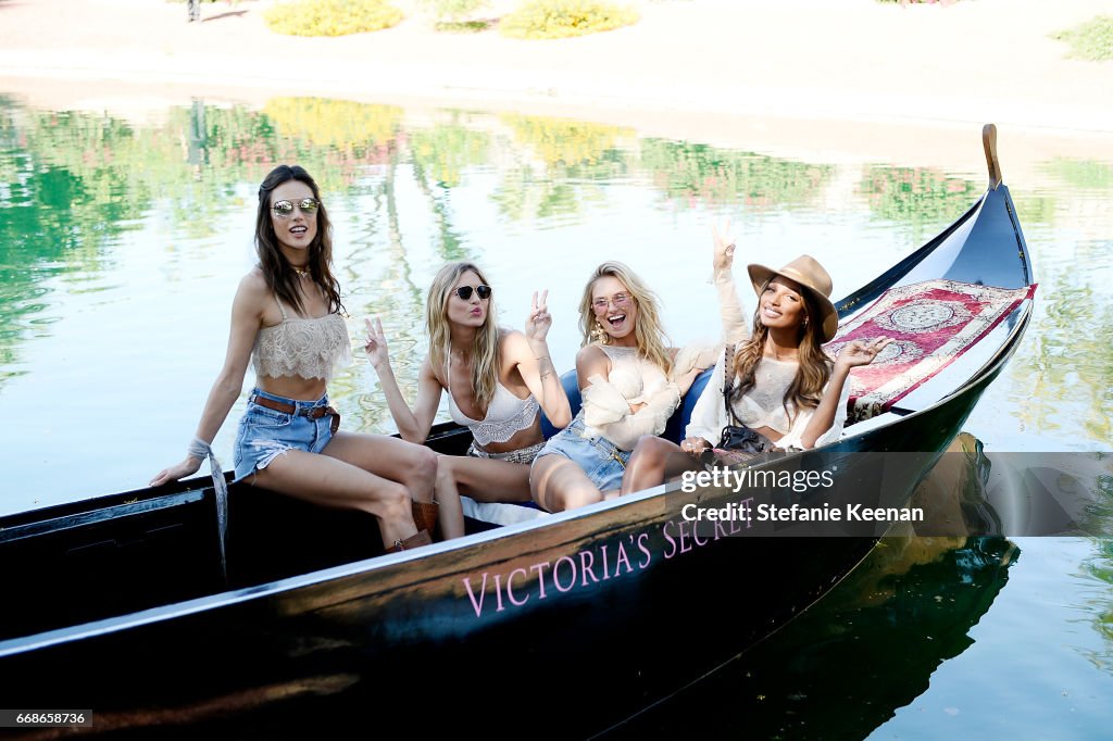 Victoria's Secret Angels Celebrate the Sexy Little Things Launch at the Angel Oasis - Inside April 14