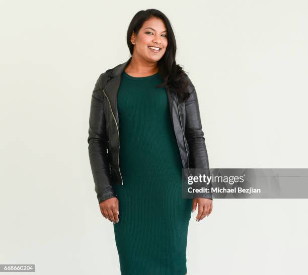 Megan Pooran poses for portrait at The Artists Project on April 12, 2017 in Los Angeles, California.