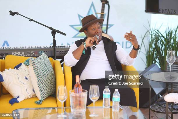 Nick Cooper attends the KALEIDOSCOPE: LAWN TALKS presented by Delta Air Lines & Cannabinoid Water on April 13, 2017 in La Quinta, California.