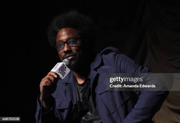 Comedian and talk show host W. Kamau Bell attends the Film Independent at LACMA special screening and Q&A of "United Shades Of America" at the Bing...