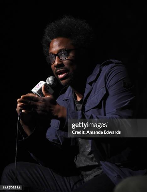 Comedian and talk show host W. Kamau Bell attends the Film Independent at LACMA special screening and Q&A of "United Shades Of America" at the Bing...