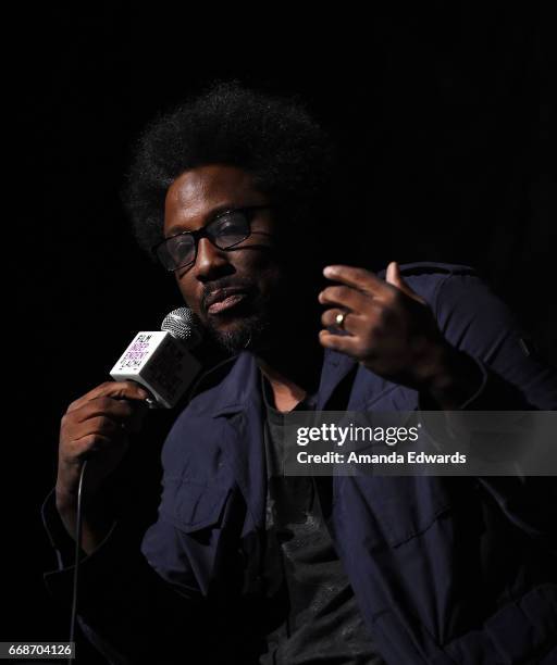 Comedian and talk show host W. Kamau Bell attends the Film Independent at LACMA special screening and Q&A of "United Shades Of America" at the Bing...