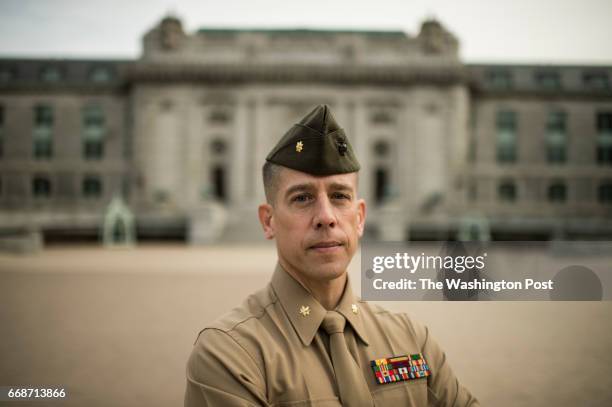 He United States Naval Academy Major. Mark Thompson, accused of having sex with two students, is photographed at the Academy in Annapolis, Maryland,...