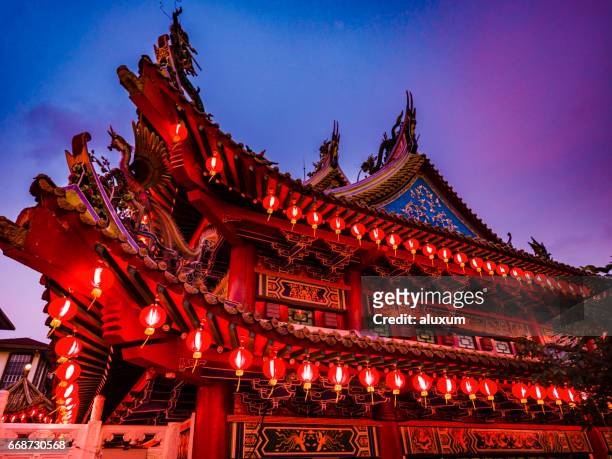thean hou temple kuala lumpur malaysia - temple stock pictures, royalty-free photos & images