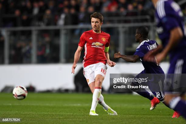 RSC Anderlecht v Manchester United - UEFA Europa League Quarter..., News Photo