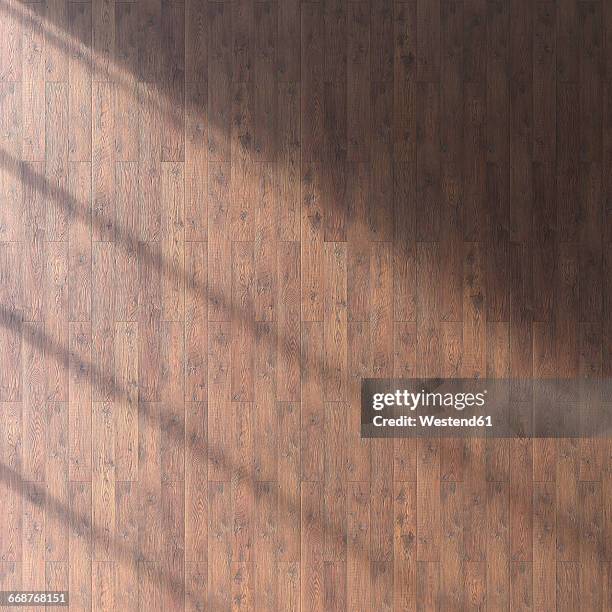 wooden floor seen from above, 3d rendering - holzboden stock-grafiken, -clipart, -cartoons und -symbole