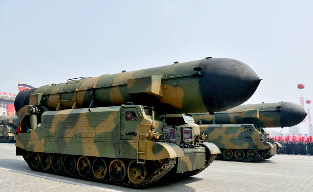 Pyongyang Vehicles 653 A Parade At Kim Ilsung Square In Pyongyang Stock Photos, High-Res ...
