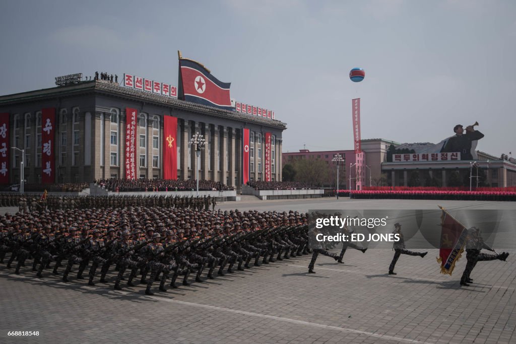 NKOREA-MILITARY-PARADE-POLITICS