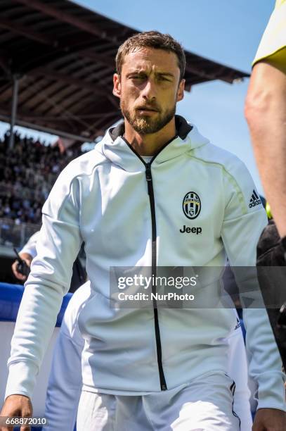 Marchisio Claudio during the Italian Serie A football match Pescara vs Juventus on April 15 in Pescara, Italy.