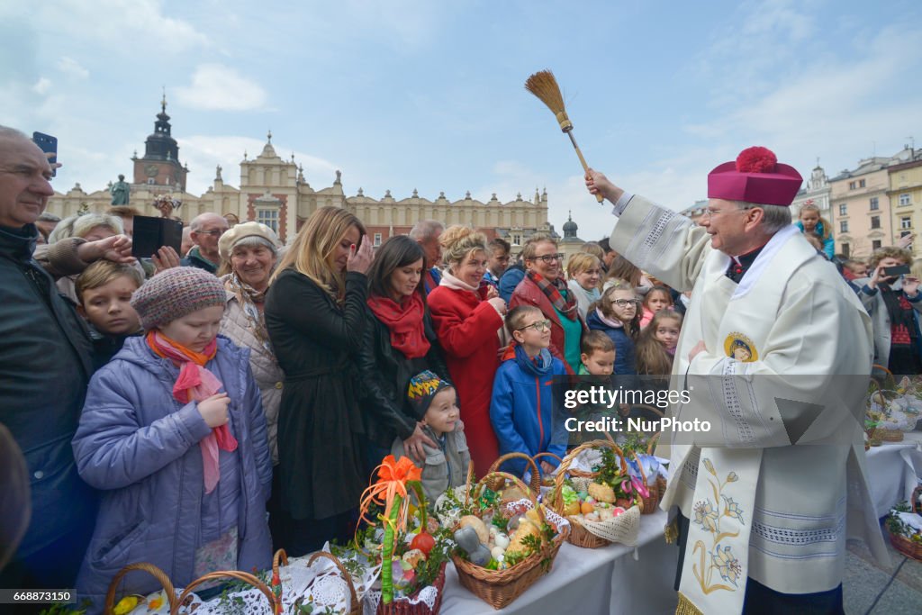 Holy Saturday's Blessing of the Food in Krakow