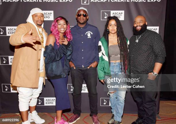 Songwriter-producer Malik Yusef Jones, songwriter Priscella Renea, songwriter-producer Jean Baptiste, singer-songwriter Bibi Bourelly and songwriter...