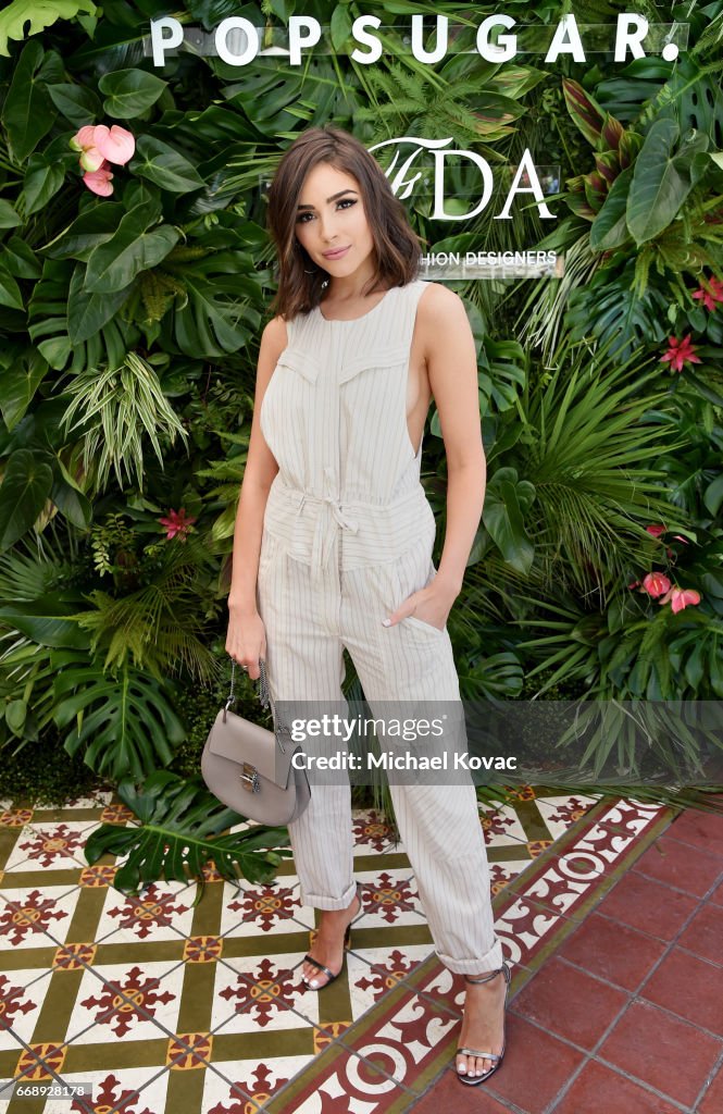 POPSUGAR and The Council of Fashion Designers of America (CFDA) Brunch with Designers Emily Current and Meritt Elliott of THE GREAT., and Clare Vivier of Clare V. at the POPSUGAR Cabana Club