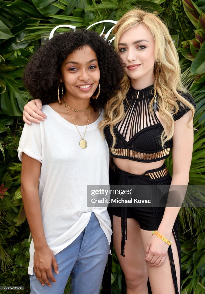 Actors Yara Shahidi and Peyton List attend POPSUGAR and The Council