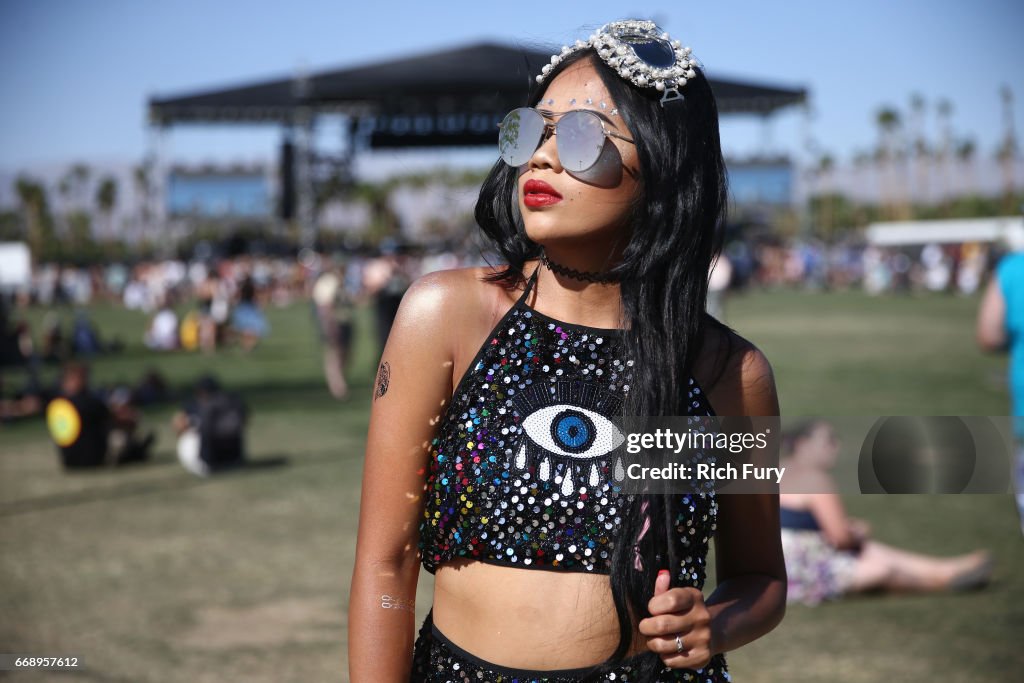 Street Style At The 2017 Coachella Valley Music And Arts Festival - Weekend 1